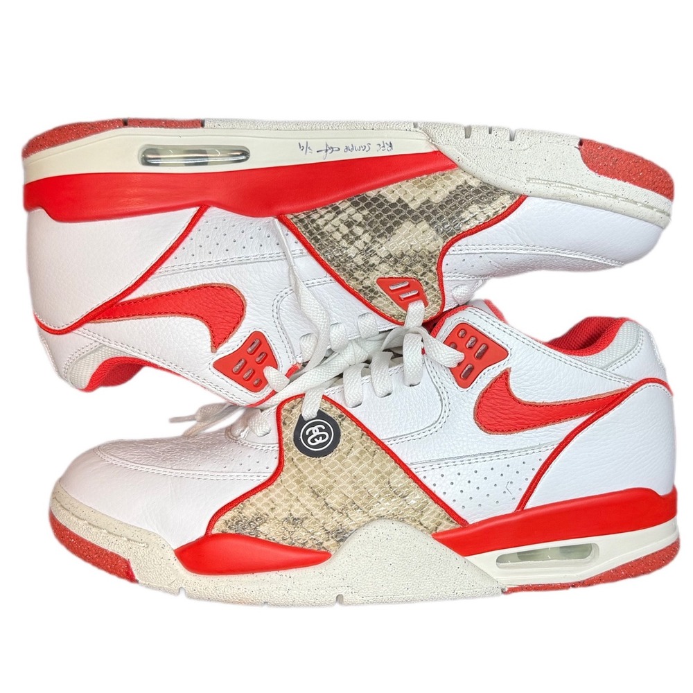 Nike Air Flight 89 Low SP Sample White Habanero Red Sail Size 9 RARE‎ - Picture 12 of 14